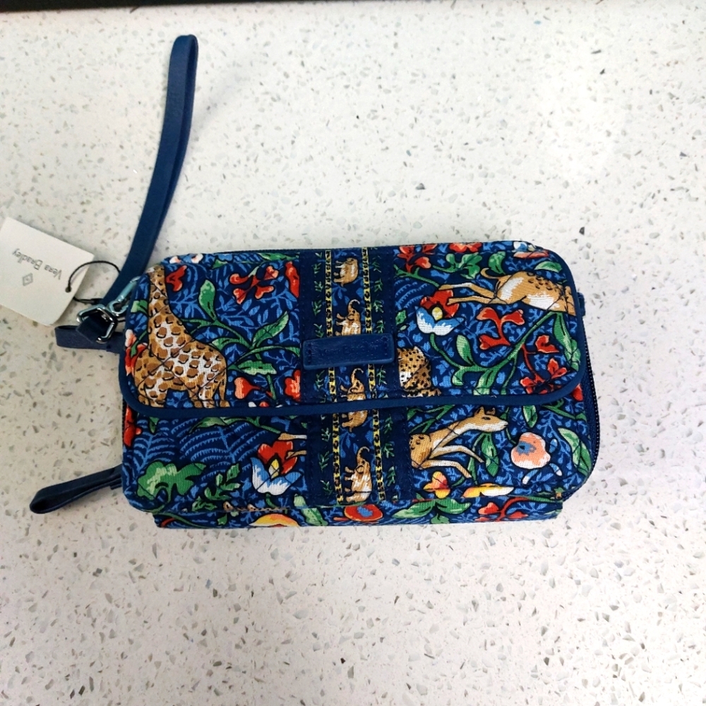 Vera Bradley Vintage Animal Kingdom All In One Crossbody NWT